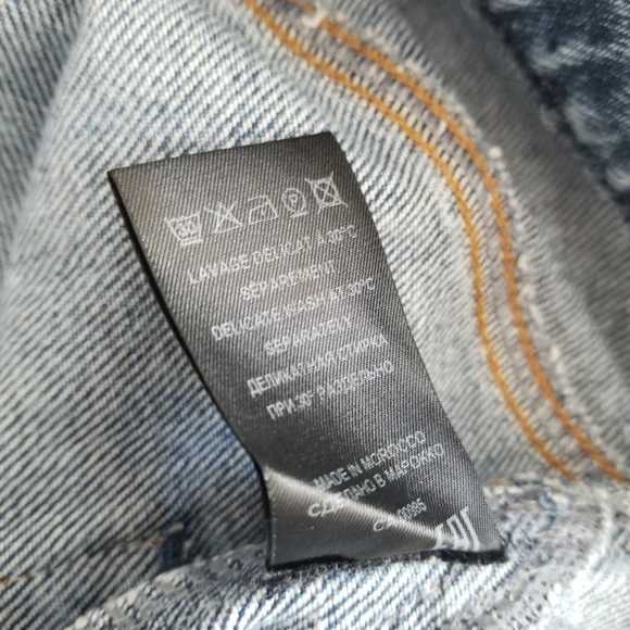 Isabel Marant Eliot High Waist Tapered Leg Jeans Size 38 Light Wash Blue - Picture 8 of 10